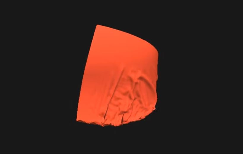 Cloth simulation in C++ using OpenGL